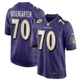 Roger Rosengarten Baltimore Ravens Team Game Jersey - Purple - Nike