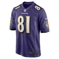 Devontez Walker Baltimore Ravens Team Game Jersey - Purple - Nike