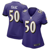Adisa Isaac Baltimore Ravens Women's Game Jersey - Purple - Nike