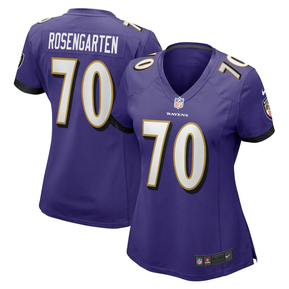 Roger Rosengarten Baltimore Ravens Women's Game Jersey - Purple - Nike