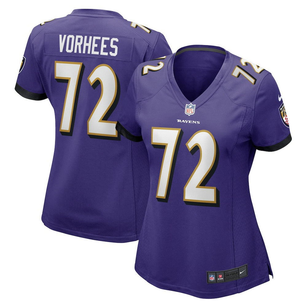Andrew Vorhees Baltimore Ravens Women's Game Jersey - Purple - Nike