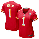 Xavier Worthy Kansas City Chiefs Women's Game Jersey - Red - Nike