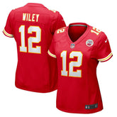 Jared Wiley Kansas City Chiefs Women's Game Jersey - Red - Nike