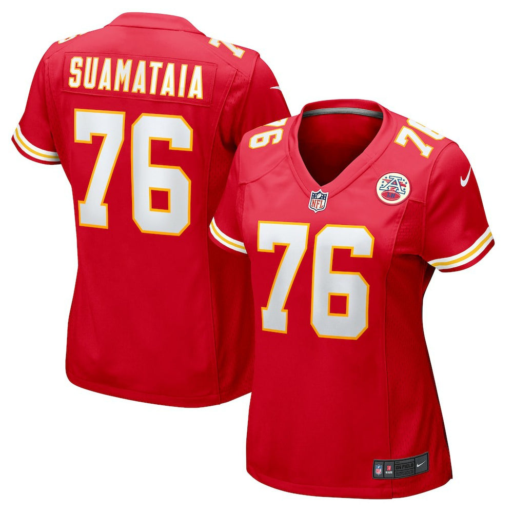 Kingsley Suamataia Kansas City Chiefs Women's Game Jersey - Red - Nike