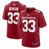 Trey Benson Arizona Cardinals Team Game Jersey - Cardinal - Nike