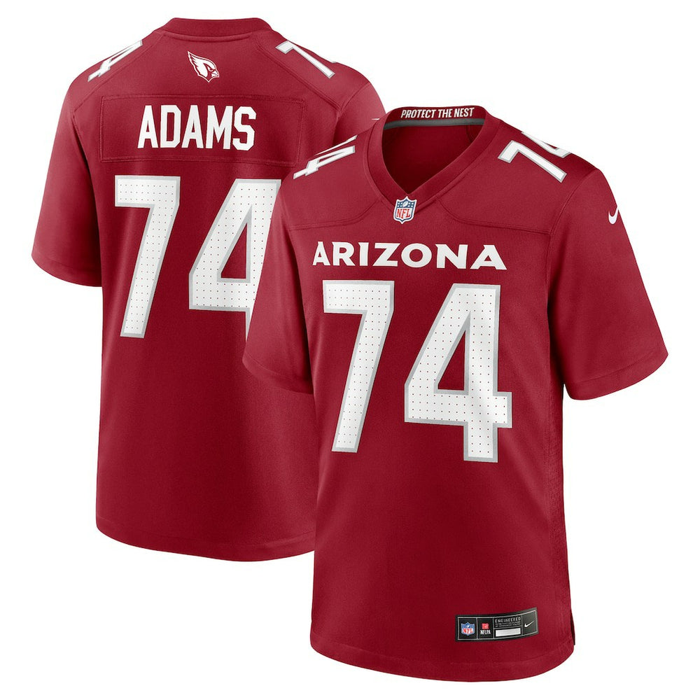 Isaiah Adams Arizona Cardinals Team Game Jersey - Cardinal - Nike