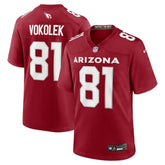 Travis Vokolek Arizona Cardinals Team Game Jersey - Cardinal - Nike