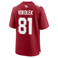 Travis Vokolek Arizona Cardinals Team Game Jersey - Cardinal - Nike