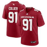 L.J. Collier Arizona Cardinals Team Game Jersey - Cardinal - Nike