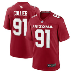 L.J. Collier Arizona Cardinals Team Game Jersey - Cardinal - Nike