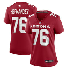 Will Hernandez Arizona Cardinals Women's Game Jersey - Cardinal - Nike