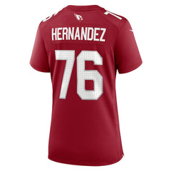 Will Hernandez Arizona Cardinals Women's Game Jersey - Cardinal - Nike