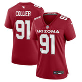 L.J. Collier Arizona Cardinals Women's Game Jersey - Cardinal - Nike