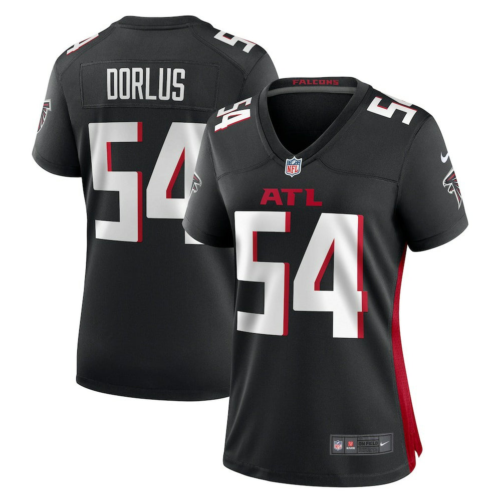 Brandon Dorlus Atlanta Falcons Women's Game Jersey - Black - Nike