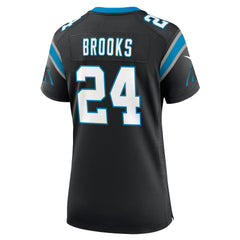 Jonathon Brooks Carolina Panthers Women's Game Jersey - Black - Nike