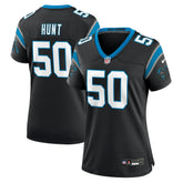 Robert Hunt Carolina Panthers Women's Game Jersey - Black - Nike