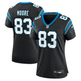 David Moore Carolina Panthers Women's Game Jersey - Black - Nike