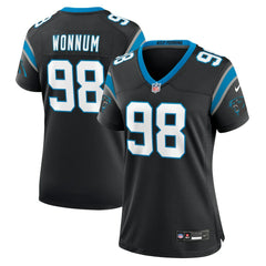 D.J. Wonnum Carolina Panthers Women's Game Jersey - Black - Nike