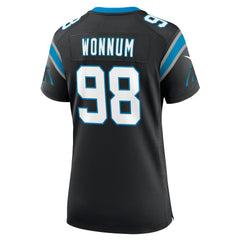 D.J. Wonnum Carolina Panthers Women's Game Jersey - Black - Nike
