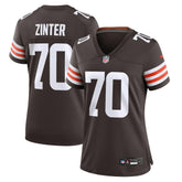 Zak Zinter Cleveland Browns Women's Game Jersey - Brown - Nike