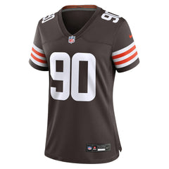 Maurice Hurst II Cleveland Browns Women's Game Jersey - Brown - Nike