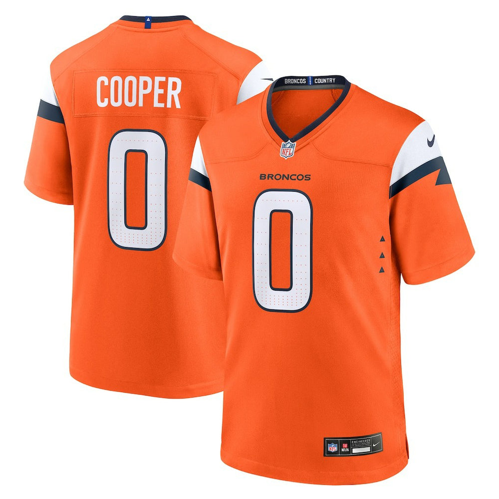Jonathon Cooper Denver Broncos Team Game Jersey - Orange - Nike