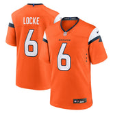 P.J. Locke Denver Broncos Team Game Jersey - Orange - Nike