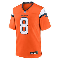 Jarrett Stidham Denver Broncos Team Game Jersey - Orange - Nike
