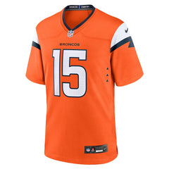 Nik Bonitto Denver Broncos Team Game Jersey - Orange - Nike