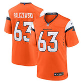 Alex Palczewski Denver Broncos Team Game Jersey - Orange - Nike