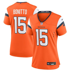 Nik Bonitto Denver Broncos Women's Team Game Jersey - Orange - Nike