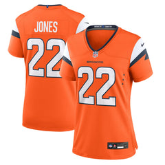 Brandon Jones Denver Broncos Women's Team Game Jersey - Orange - Nike