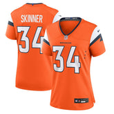 JL Skinner Denver Broncos Women's Team Game Jersey - Orange - Nike