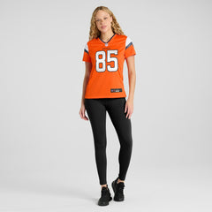 Lucas Krull Denver Broncos Women's Team Game Jersey - Orange - Nike