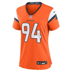 Jordan Jackson Denver Broncos Women's Team Game Jersey - Orange - Nike