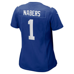 Malik Nabers New York Giants Women's Game Jersey - Royal - Nike
