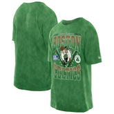 New Era Boston Celtics Boxy Old School Sport Vintage Wash T-Shirt Kelly Green