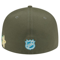 Detroit Red Wings New Era Tonal Florals 59FIFTY Fitted Hat - Olive | New Era sale