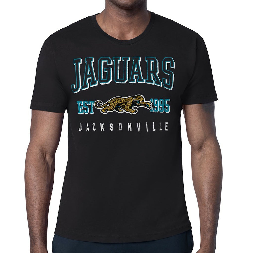 Jacksonville Jaguars Starter Retro Team Logo T-Shirt - Black - NFL