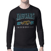 Jacksonville Jaguars Starter Retro Team Logo Long Sleeve T-Shirt - Black - NFL