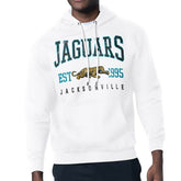 Jacksonville Jaguars Starter Retro Team Logo Pullover Hoodie - White - NFL