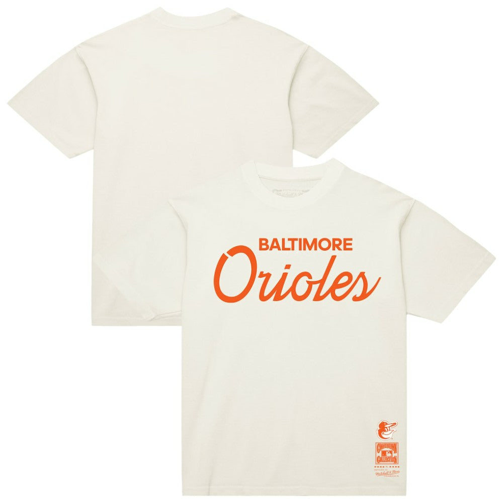 Baltimore Orioles Mitchell & Ness Vintage Script T-Shirt Sale