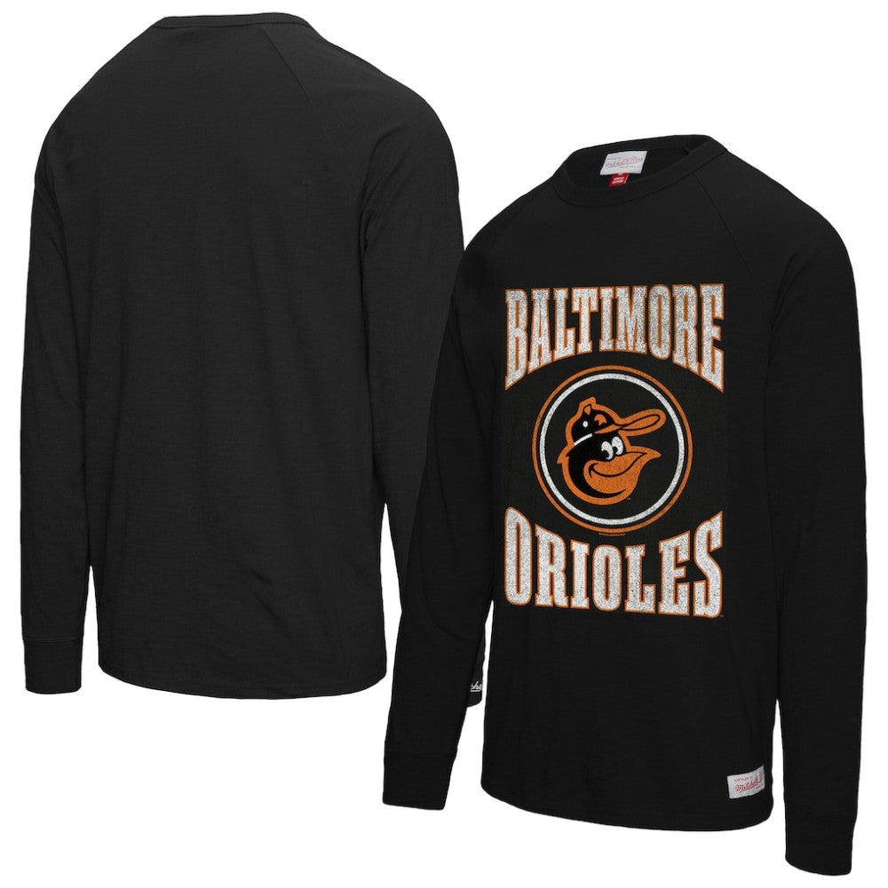 Baltimore Orioles Mitchell & Ness Arched Logo Slub Long Sleeve T-Shirt Near Me