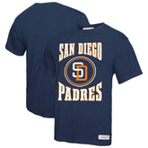 San Diego Padres Mitchell & Ness Arched Logo Slub T-Shirt Near Me