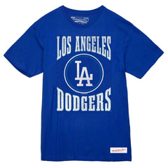 Los Angeles Dodgers Mitchell & Ness Arched Logo Slub T-Shirt Sale