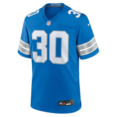 Khalil Dorsey Detroit Lions Team Game Jersey - Blue - Nike