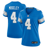 Emmanuel Moseley Detroit Lions Women's Team Game Jersey - Blue - Nike