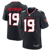 Xavier Hutchinson Houston Texans Team Game Jersey - Navy - Nike