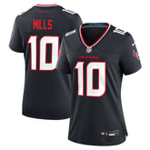 Davis Mills Houston Texans Women's Team Game Jersey - Navy - Nike