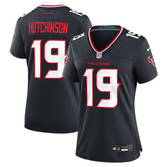 Xavier Hutchinson Houston Texans Women's Team Game Jersey - Navy - Nike